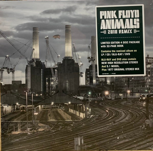 Pink Floyd : Animals (2018 Remix) (LP, Album, RE + CD, Album, RE + Blu-ray, Album, RE)