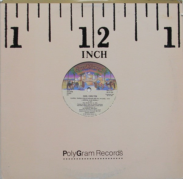 Carl Carlton : Slipped, Tripped (Fooled Around And Fell In Love) (12", Promo)