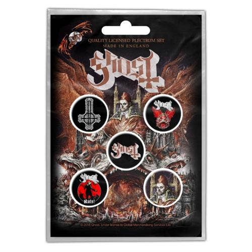 Ghost Button set (pack of 5)