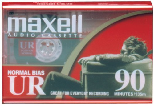 Maxell 108510 UR-90 Single Normal Bias Audio Cassette