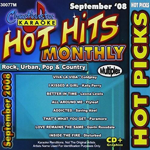 the album cover for Karaoke: Hot Hits September 2008 / Various - Karaoke: Hot Hits September 2008 / Various