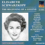 the album cover for Elisabeth Schwarzkopf - Beginning of a Legend
