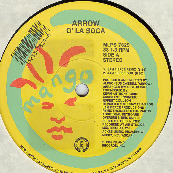 Arrow (2) : O' La Soca (12")
