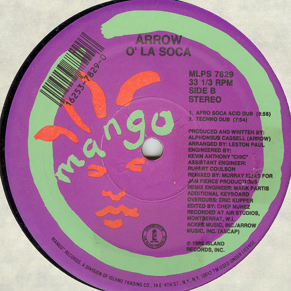 Arrow (2) : O' La Soca (12")