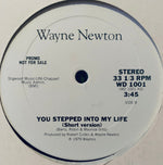 Wayne Newton : You Stepped Into My Life (12", Promo)