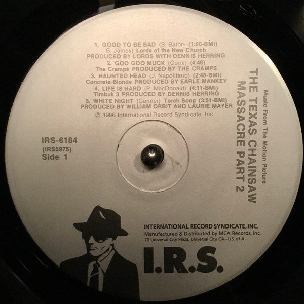Various : The Texas Chainsaw Massacre Part 2 (Music From The Motion Picture) (LP, Album)