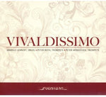 the album cover for Schneider / Monkediek / Roth / Lehnert - Vivaldissimo: Music For Two Trumpets & Organ [Digipak]