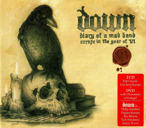 Down (3) : Diary Of A Mad Band: Europe In The Year Of VI (2xCD, Album, Dig + DVD, NTSC)