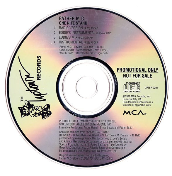 Father MC : One Nite Stand (CD, Single, Promo)