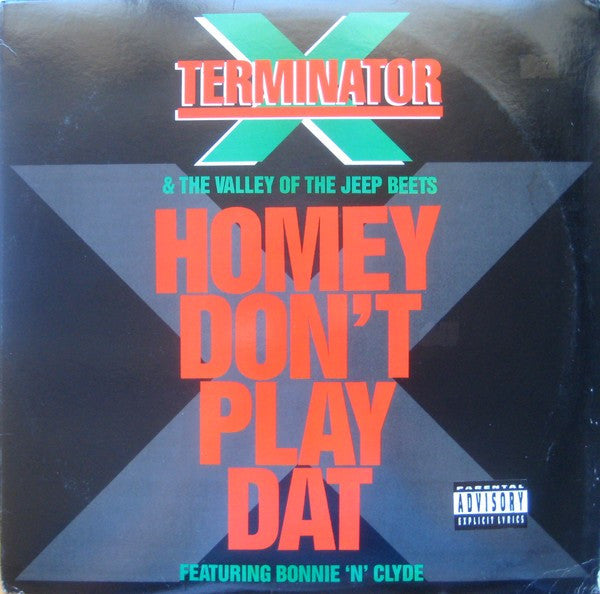 Terminator X : Homey Don't Play Dat (12", Single)