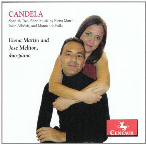 the album cover for Elena Martin - Candela: Spanish Two Piano Music