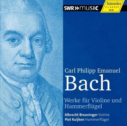 the album cover for Laurent Albrecht Breuninger - Works for Violin & Pianoforte