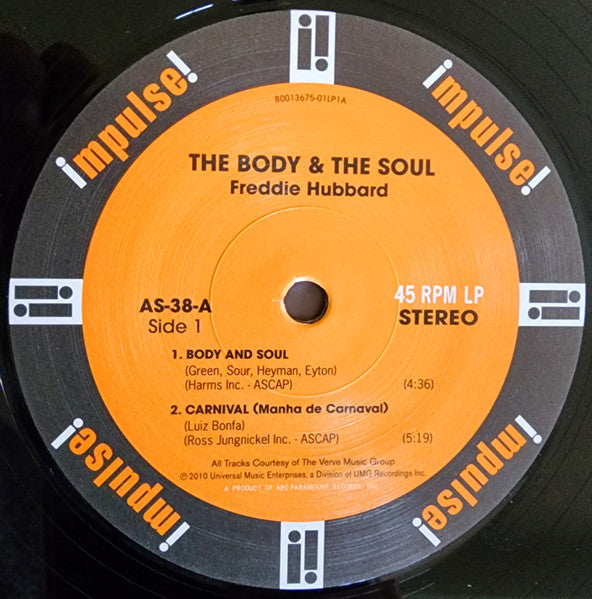 Freddie Hubbard : The Body & The Soul (2xLP, Album, Ltd, Num, RE, RM, 180)
