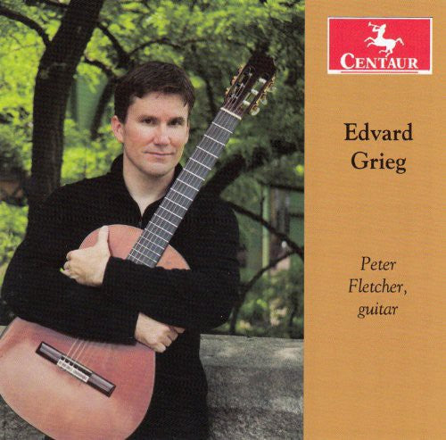 the album cover for Peter Fletcher - Edvard Grieg (1843-1907)