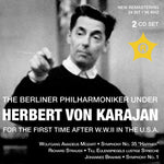 the album cover for Mozart / Strauss / Brahms / Von Karajan - Berliner Philharmonic Under Herbert Von Karajan