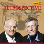 the album cover for R. Rachmaninov - Retrospective: David Geringas Plays Oavaldas