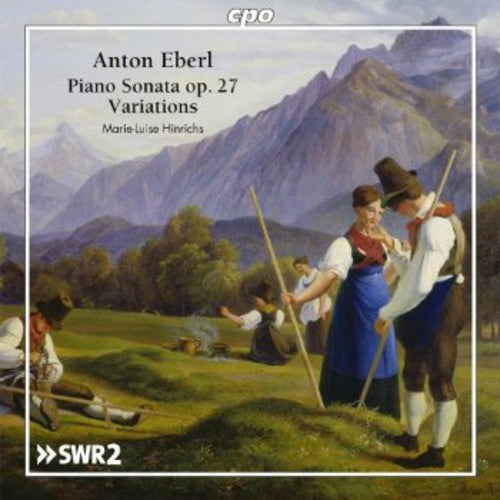 the album cover for Eberl / Hinrichs - Piano Works