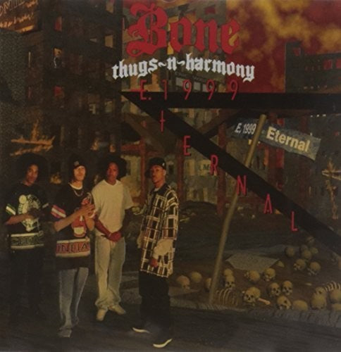 the album cover for Bone Thugs-N-Harmony - E 1999 Eternal