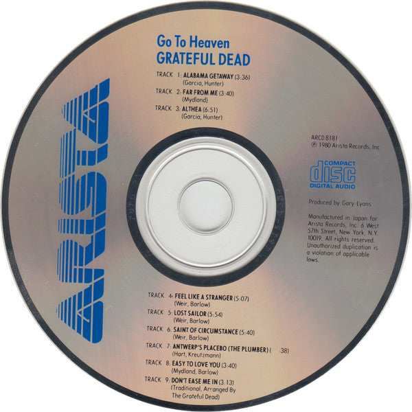 Grateful Dead* : Go To Heaven (CD, Album, RE, Den)