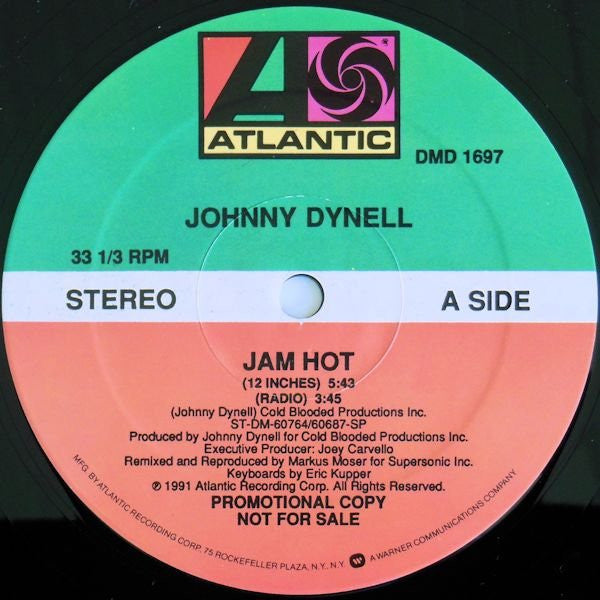 Johnny Dynell : Jam Hot / Love Find A Way (12", Promo)