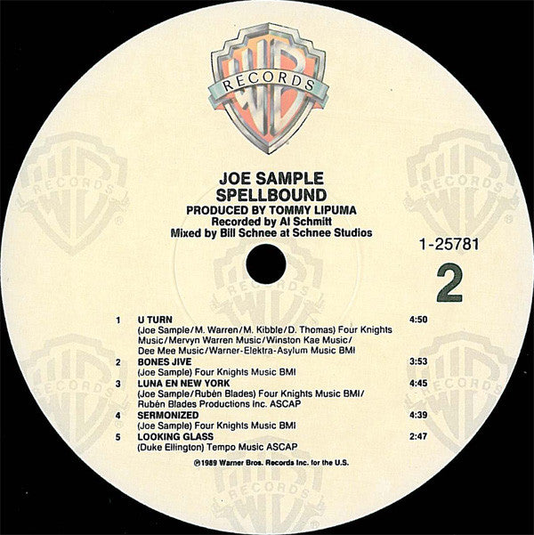 Joe Sample : Spellbound (LP, Album)