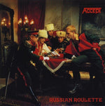 the album cover for Accept - Russian Roulette