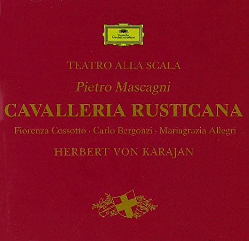 the album cover for Von Herbert Karajan - Mascagni: Cavalleria Rusticana