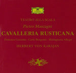 the album cover for Von Herbert Karajan - Mascagni: Cavalleria Rusticana