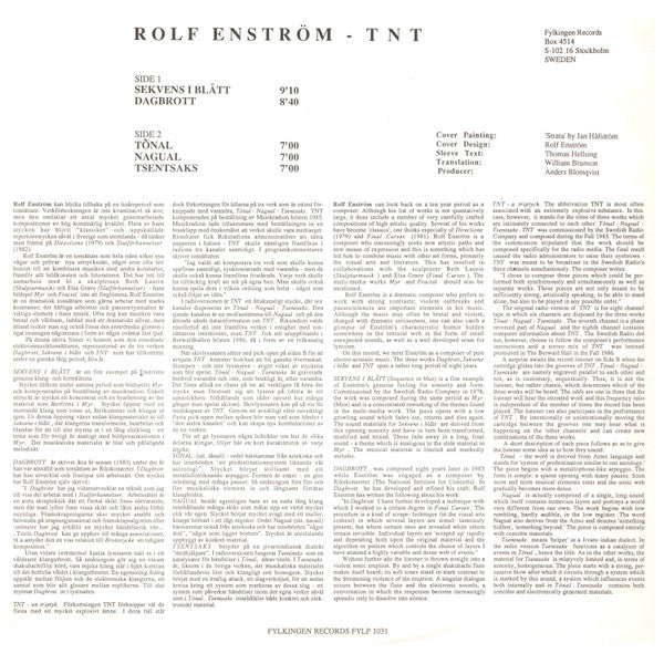 Rolf Enström : TNT (LP)