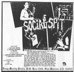 Social Spit : Live Spit (7", EP, Ltd, Blu)