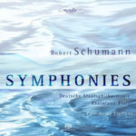 the album cover for Rheinland-Pfalz State Philharmonic Orchestra - Syms 1-4