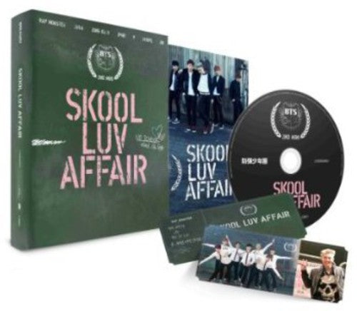 BTS - Skool Luv Affair (Incluye un fotolibro de 115 páginas y una tarjeta fotográfica aleatoria) (CD)