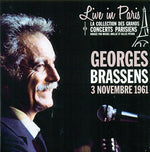 the album cover for Georges Brassens - Live in Paris 03 Novembre 1961