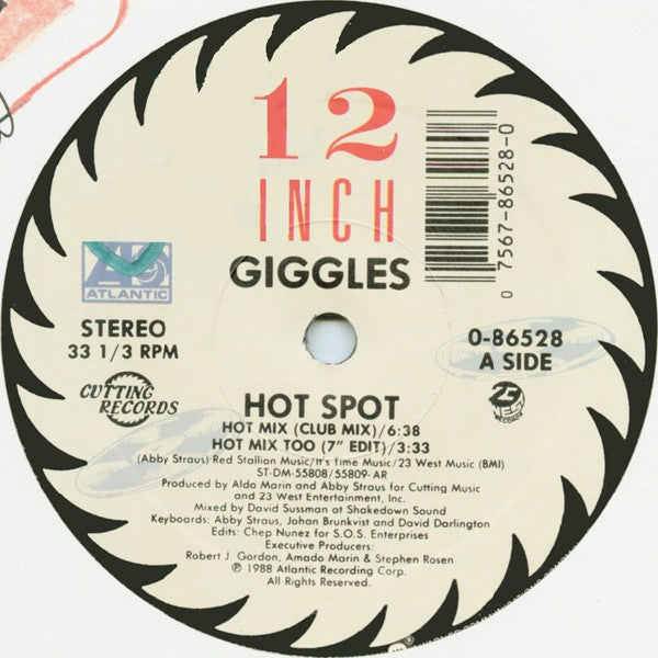 Giggles : Hot Spot (12", Single, All)