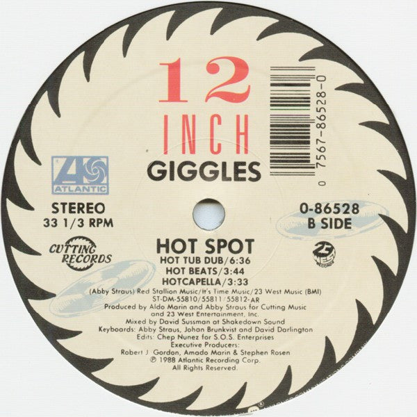 Giggles : Hot Spot (12", Single, All)