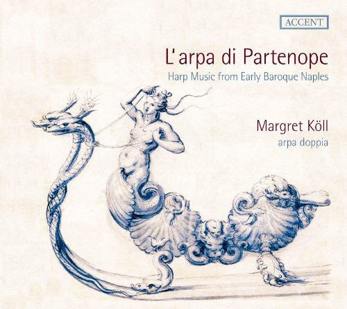 the album cover for Margret Koll - L'arpa Di Partenope - Harp Music from Early