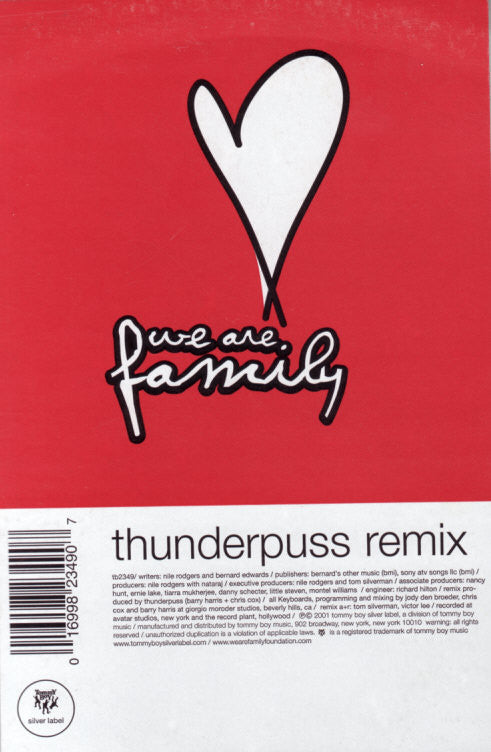We Are Family Collective : We Are Family (Thunderpuss Remix) (12")