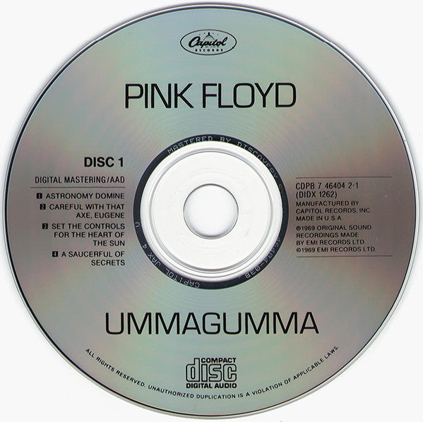 Pink Floyd : Ummagumma (2xCD, Album, RE)
