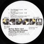 Arthur Baker And The Backbeat Disciples : The Message Is Love (12", Promo)