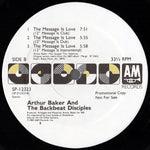 Arthur Baker And The Backbeat Disciples : The Message Is Love (12", Promo)