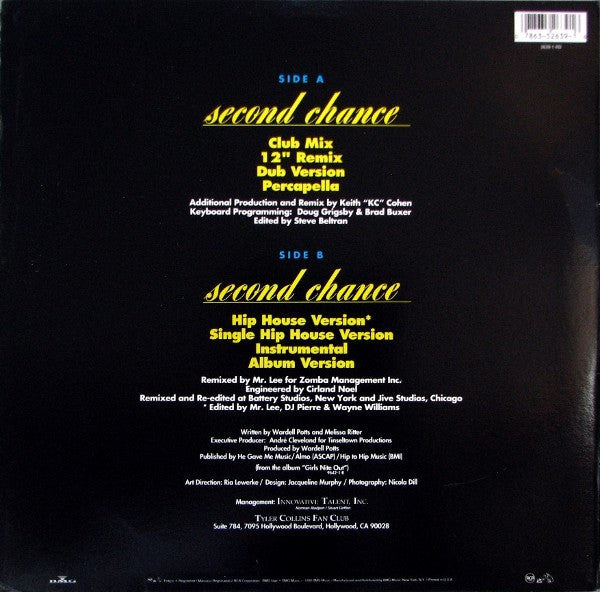 Tyler Collins : Second Chance (12", Promo)