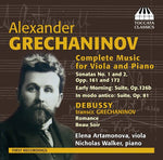 the album cover for Elena Artamonova - Comp Music for Viola & Piano