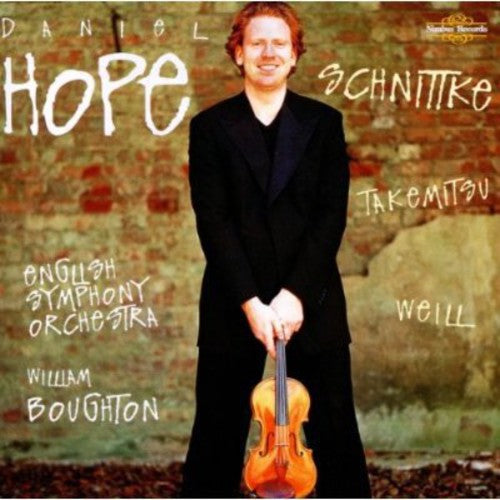 the album cover for William Boughton - Sonata for Violin & Chamber Orchestra