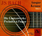 the album cover for J Bach S / Krause - Bach, J.S. / Krause : Works for Lute