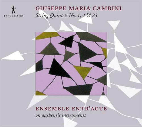 the album cover for Ensemble Entre'acte - String Quintets No. 1 4 & 23