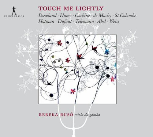 the album cover for Rebeka Ruso - Touch Me Lightly-Werke