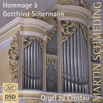 the album cover for Bach / Homili / Schmeding - Hommage a Gottfried Silbermann