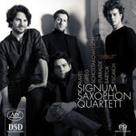 the album cover for SIGNUM Saxophone Quartet - Debut