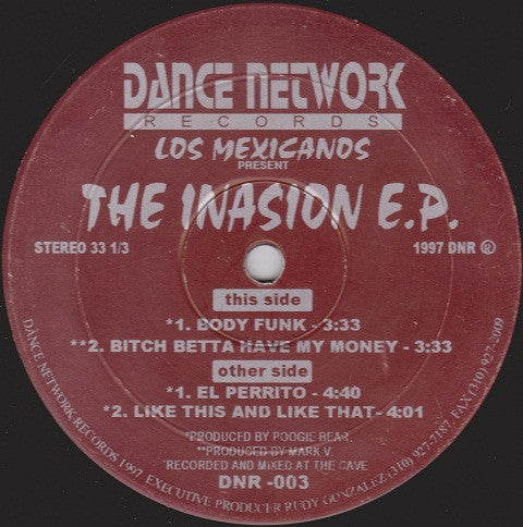 Los Mexicanos : The Inasion E.P. (12", EP)