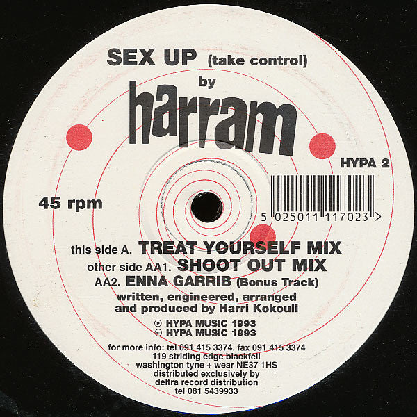 Harram : Sex Up (Take Control) (12")